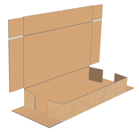 FIVE PANEL FOLDERS - (FOR USE IN PLACE OF MAILING TUBES)