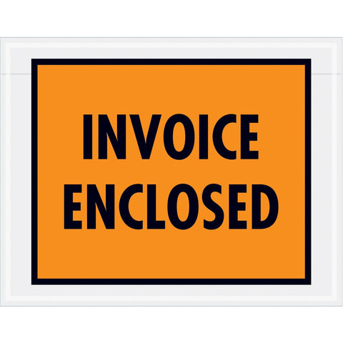 "INVOICE ENCLOSED" PACKING LIST ENVELOPES