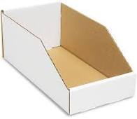 WHITE BIN BOXES